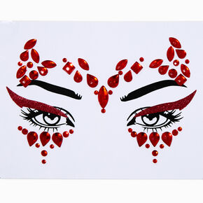 Red Devil Face Gems,