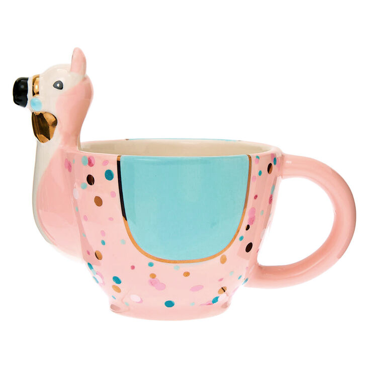 Pastel Ceramic Llama Mug,