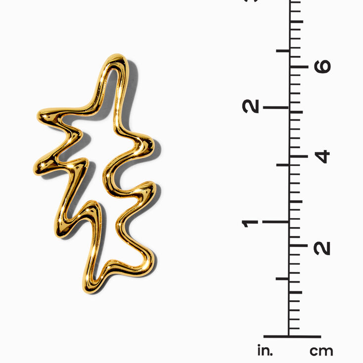 JAM + RICO x ICING 18k Yellow Gold Plated Squiggle Ring,