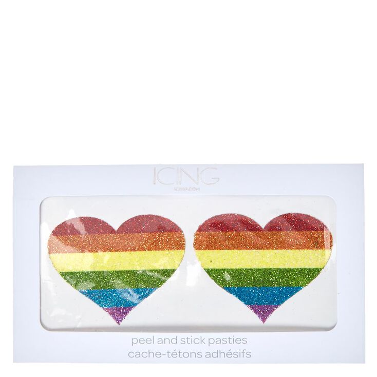 Rainbow Heart Pasties,