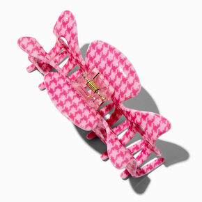 Mean Girls&trade; x ICING Pink Houndstooth Hair Claw,