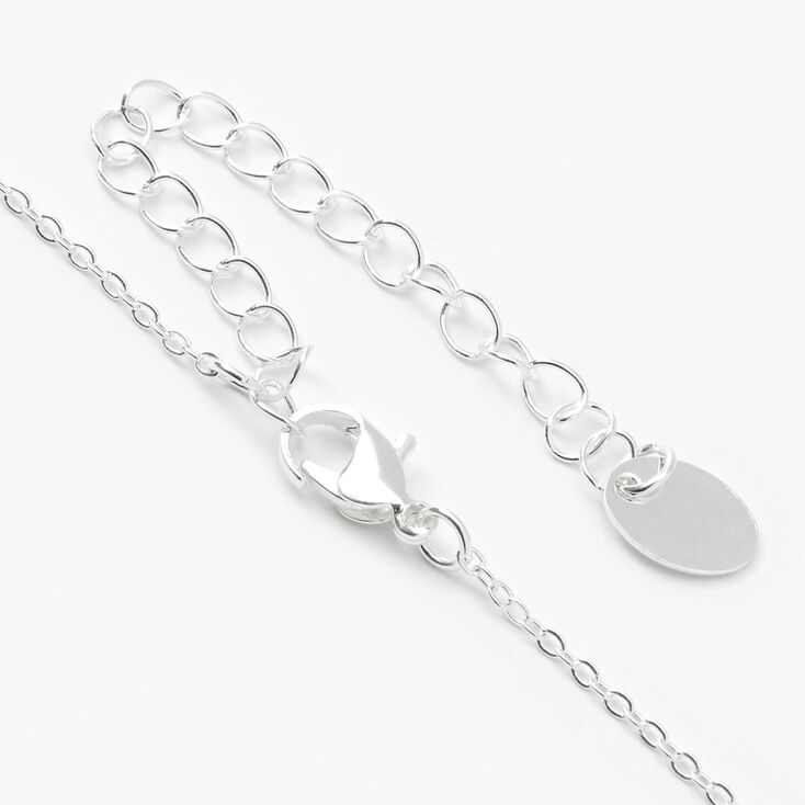 Silver Cherub Angel Pendant Necklace,