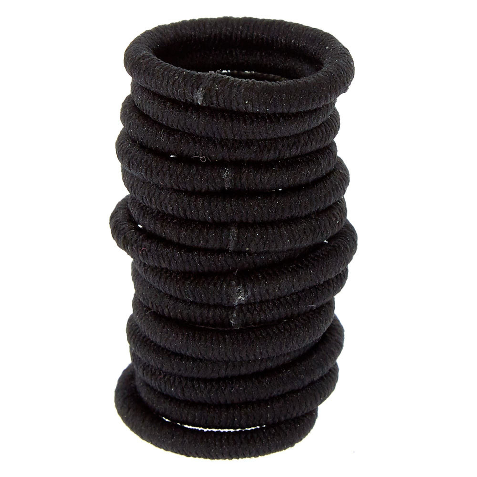 Scunci Fine Hair Ponytail Holders Black 14 Pack Icing Us Scunci Reg Fine Hair Ponytail Holders Black