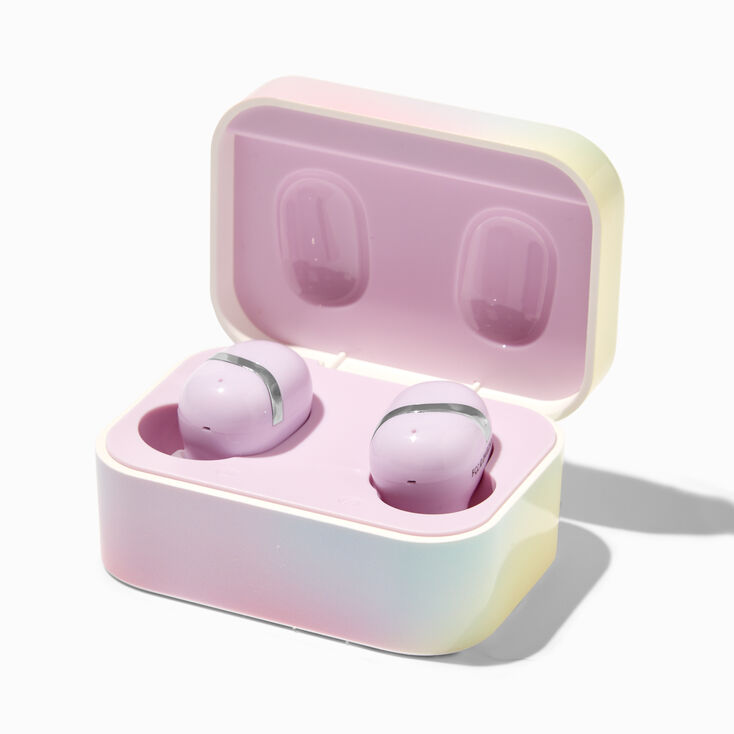 Wireless Earbuds in Case - Pastel Ombre,