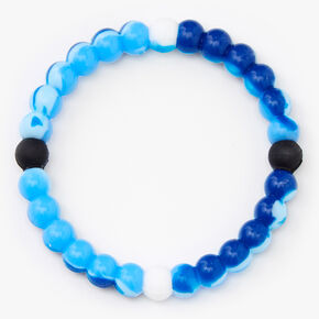 Blue Marble Swirl Fortune Bracelet,