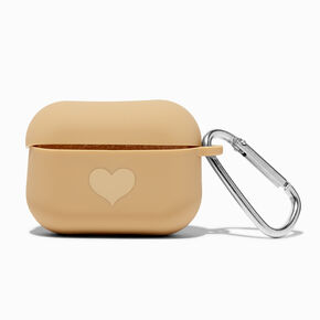 Gold Heart Silicone Earbud Case Cover - Compatible With Apple AirPods Pro&reg;,