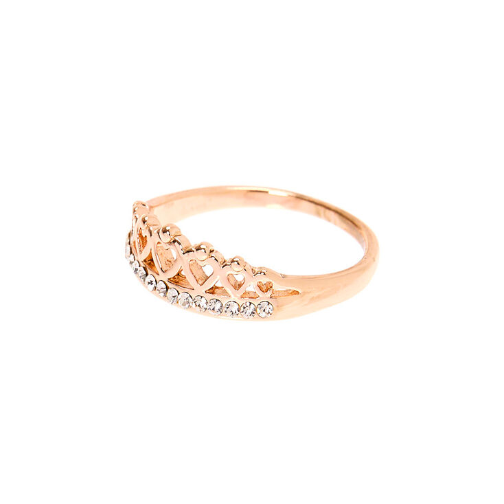 Rose Gold Tiara Ring,