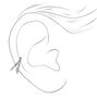 Silver 16G Double Layer Conch Hoop Earring,