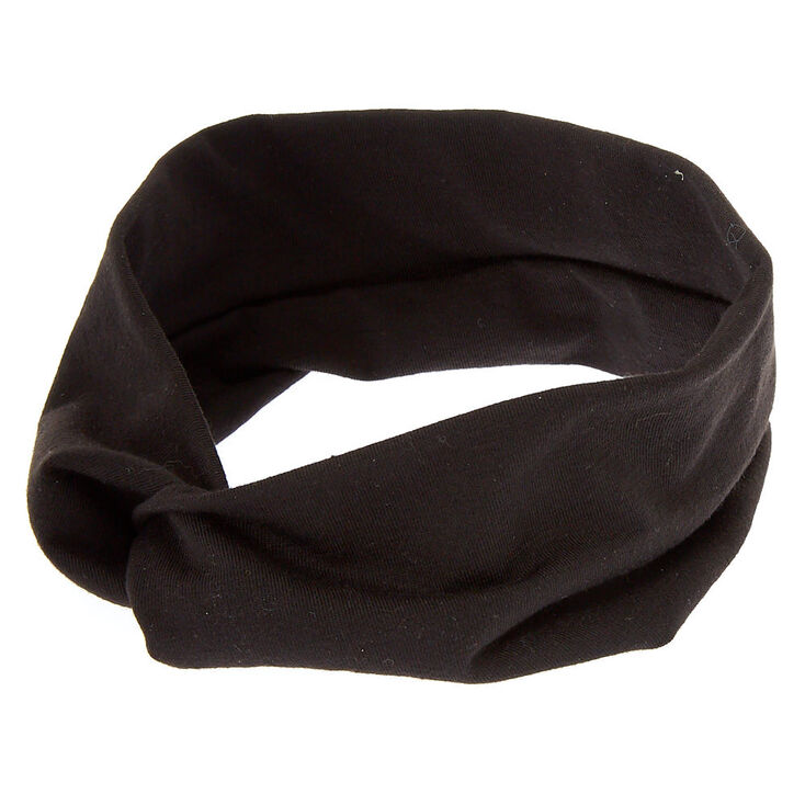 Black Twisted Headwrap,