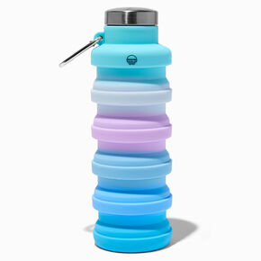 Collapsible Blue Ombr&eacute; Water Bottle,