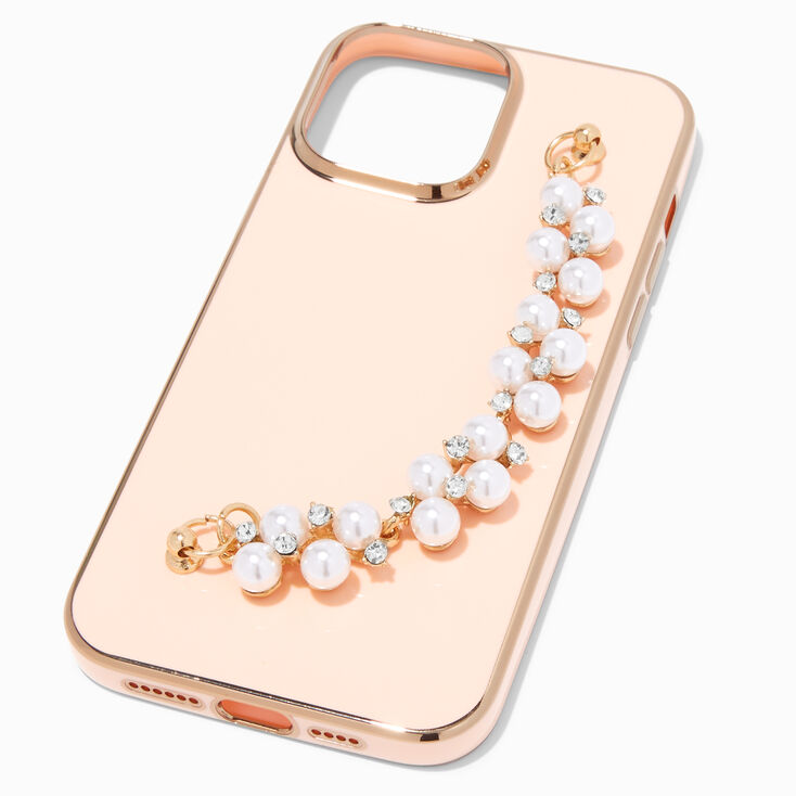 Pearl &amp; Crystal Strap Phone Case - Fits iPhone&reg; 13 Pro Max,