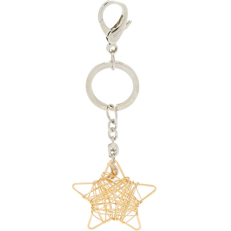 Star Wire Keychain - Gold,