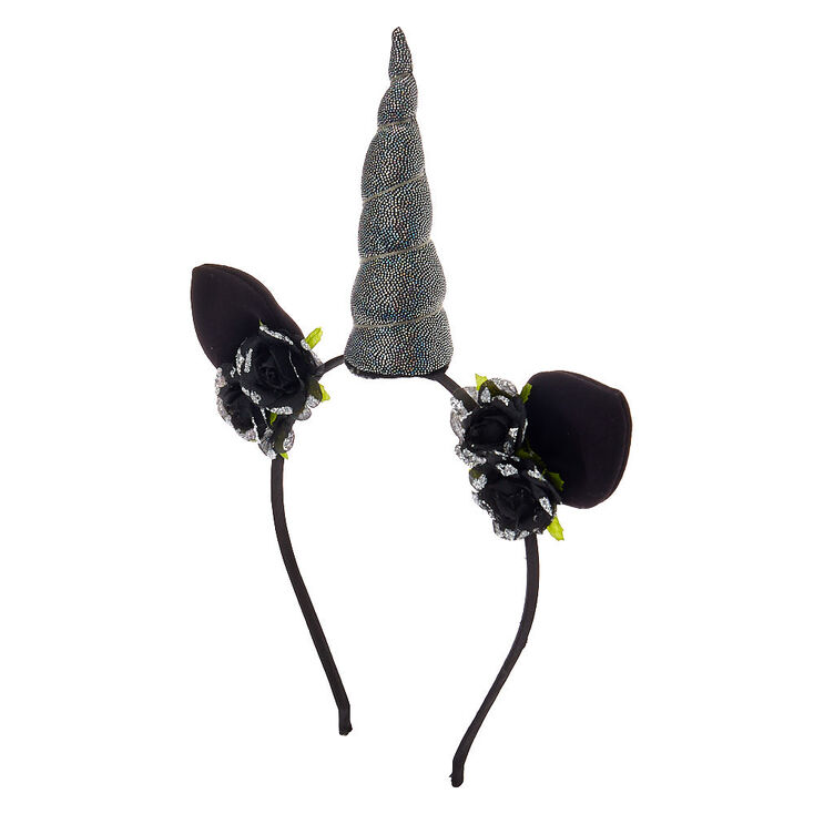 Glitter Unicorn Headband Black Icing Us