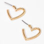 Gold 20MM Heart Hoop Earrings,