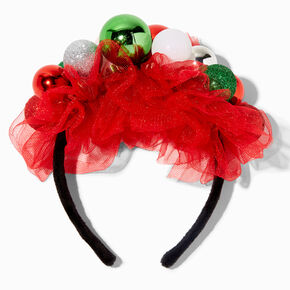 Christmas Big Ornament Glitter Headband,