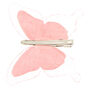 Chiffon Butterfly Hair Clip - Pink,