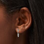 Silver 15MM Hoop Earrings,