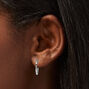 Silver 15MM Hoop Earrings,