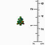 Crystal Christmas Tree Stud Earrings,