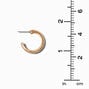 Gold Tire Print 20MM Hoop Earrings,