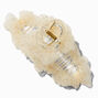 Ivory Glitter Tulle Hair Claw,