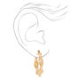 Gold 30MM Twisted Hoop Earrings,