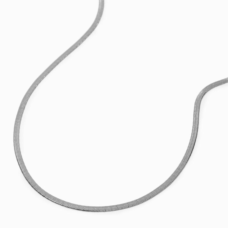 Icing Select Sterling Silver Plated Snake Chain Necklace,