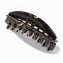 Gold Splatter Black Hair Claw,