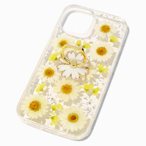 Daisy Ring Holder Protective Phone Case - Fits iPhone 13/14,