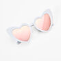 White Heart Rainbow Lens Sunglasses,