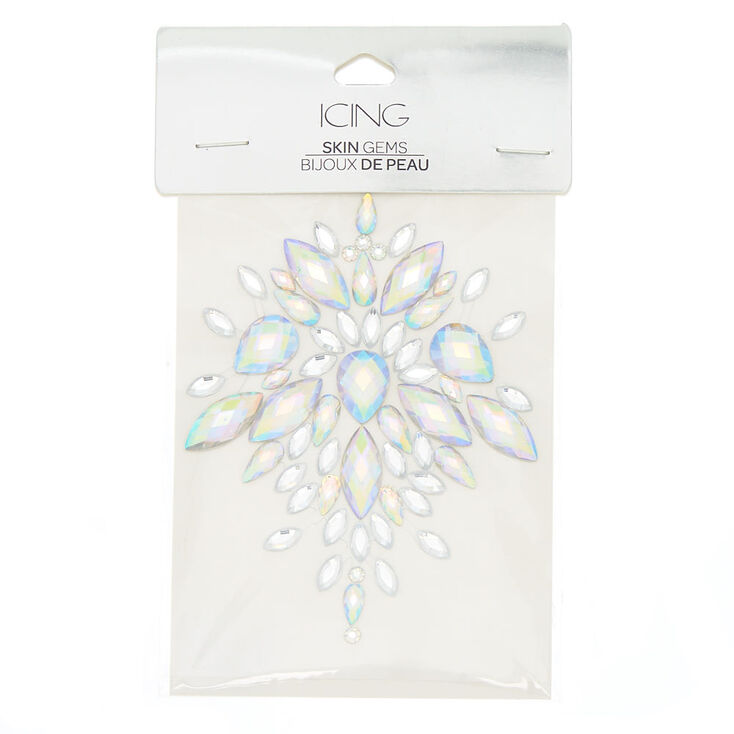 Iridescent Body Gems - Clear,