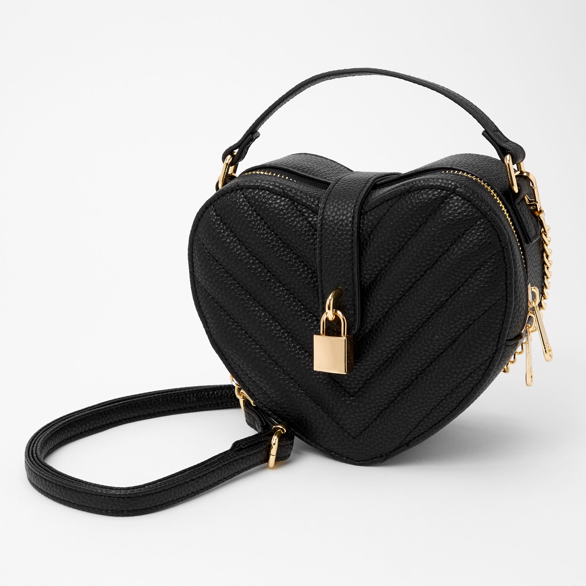 Black heart sale bag