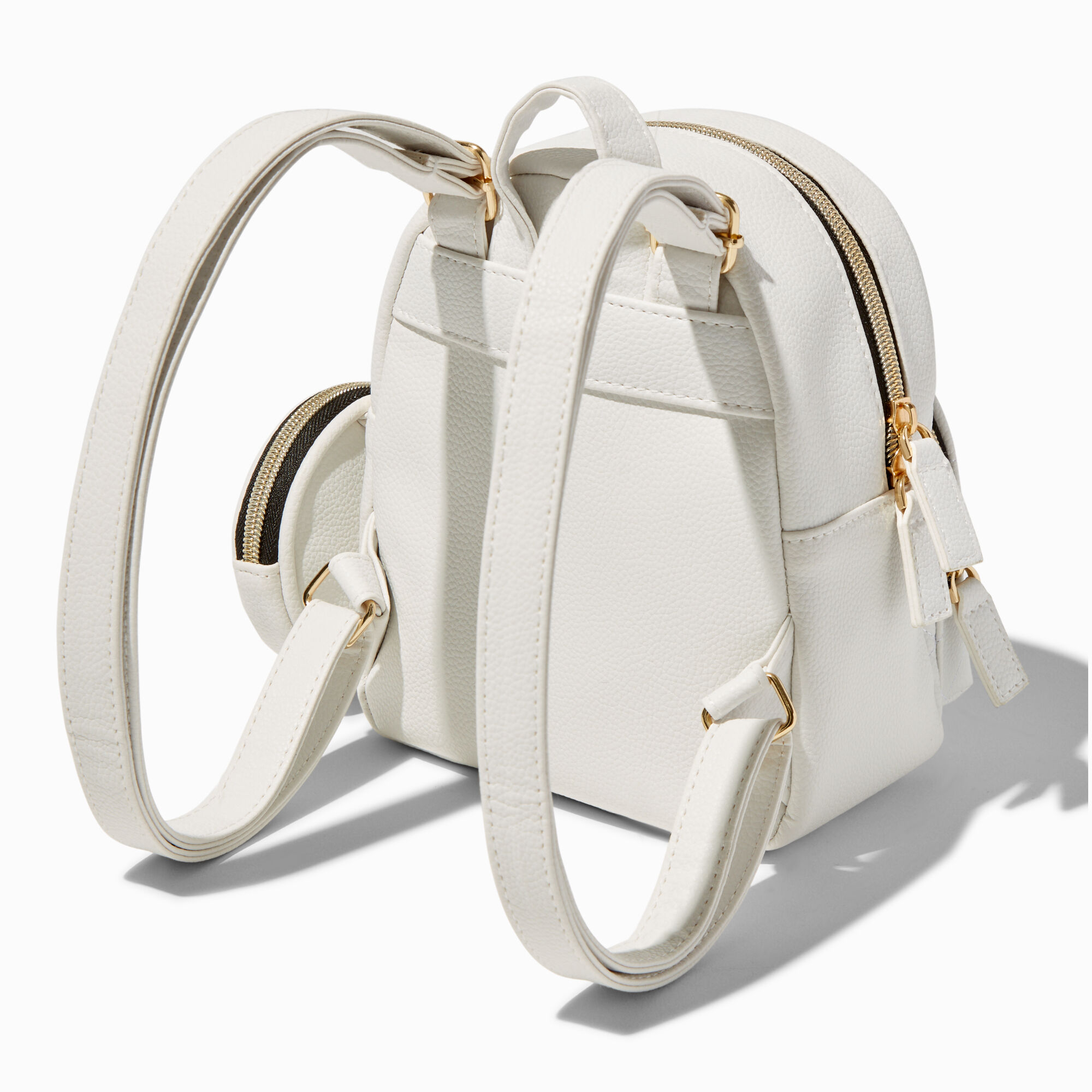 Guess white mini backpack sales