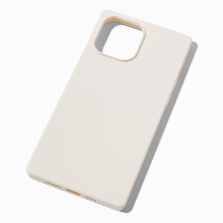 Shiny Ivory Protective Phone Case - Fits iPhone&reg; 13 Pro Max,