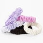 Lilac Solid &amp; Tie Dye Knit Hair Scrunchies - 5 Pack,