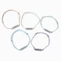 Best Friends Charm Adjustable Bracelets - 5 Pack,