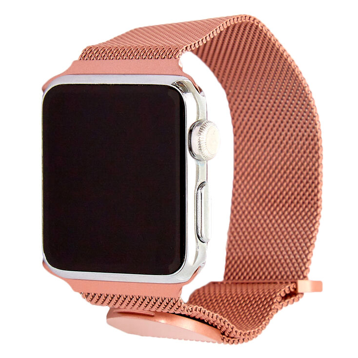 Rose Gold Smart Watch Band - Fits 38MM/40MM Apple Watch,