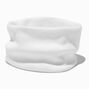 Flat Ribbed Headwrap - White,