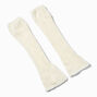 Ivory Sweater-Knit Leg Warmers,