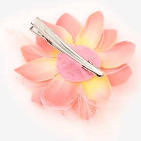 Pink Ombre Flower Hair Clip,