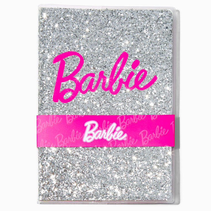 Barbie&trade; Silver Rhinestone Notebook,