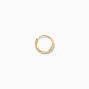 18k Gold Plated Single 10MM Huggie Hoop Earring,