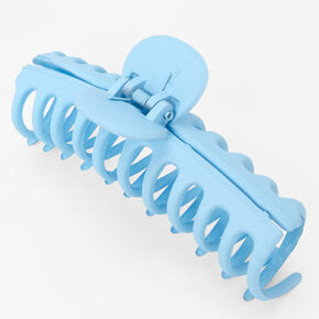 Large Matte Light Blue Hair Claw,