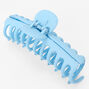 Large Matte Light Blue Hair Claw,