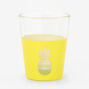 Yellow Pineapple Clear Shot Glass,
