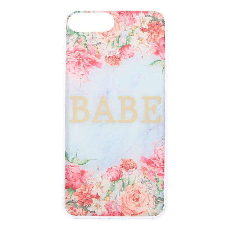 Babe Floral Phone Case - Fits iPhone 6/7/8 Plus,