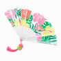 Tropical Hibiscus Folding Fan,