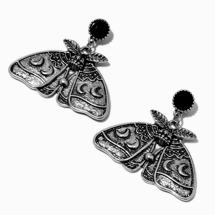 Silver Initial Hexagon Pendant Chain Necklace Set - 2 Pack, M,