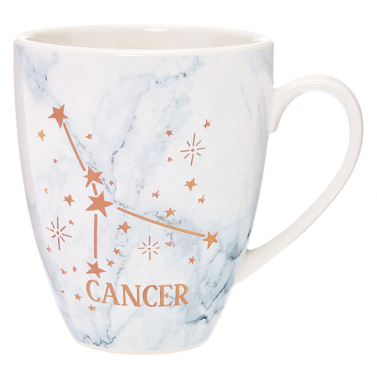 Ceramic Marble Zodiac Mug - Cancer,