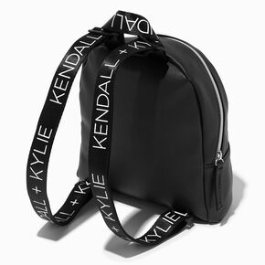 KENDALL + KYLIE Small Zipper Black Backpack,